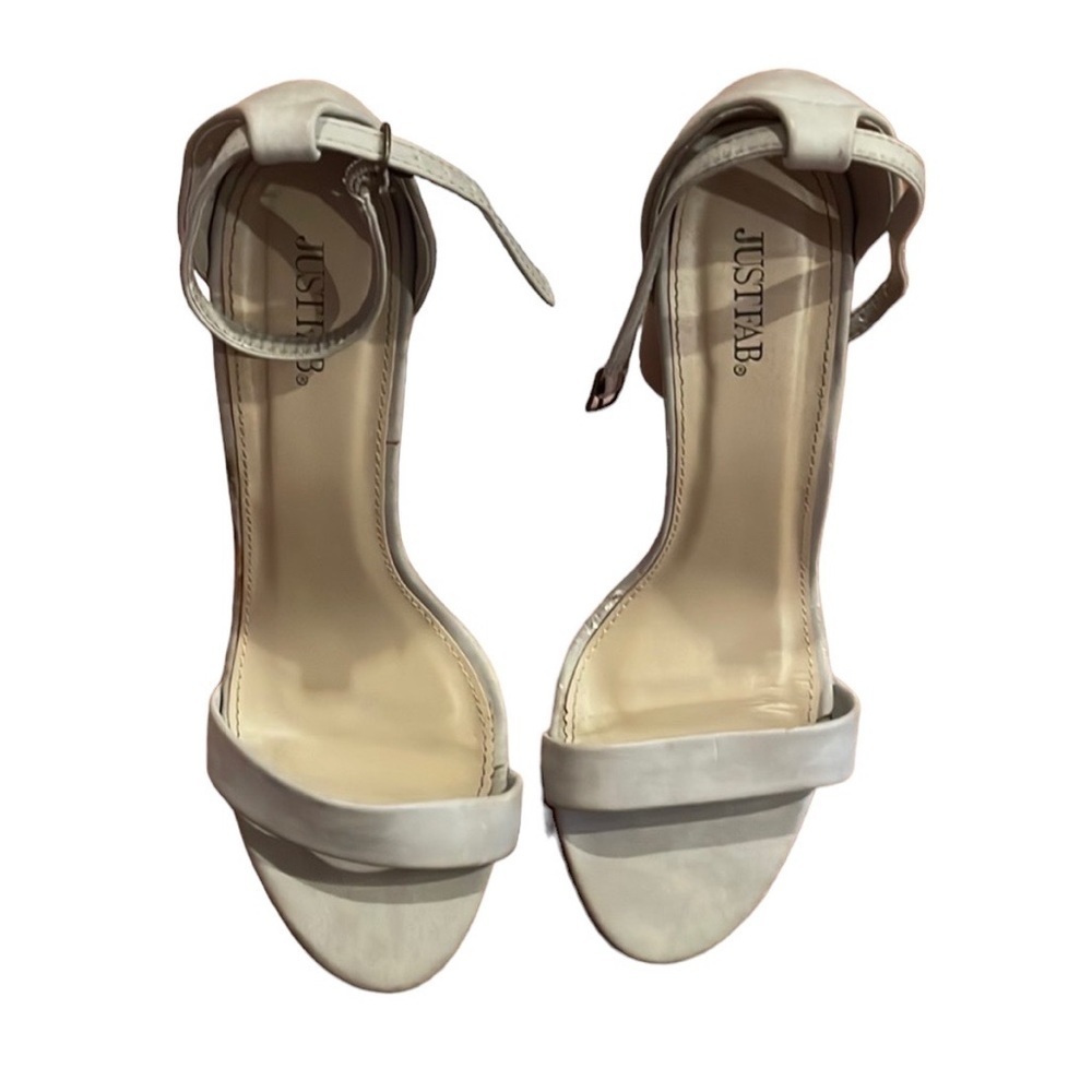 JUST FAB block heels womens size 9